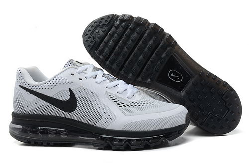 Air Max 2014 Mens Shoes White Black Outlet Store